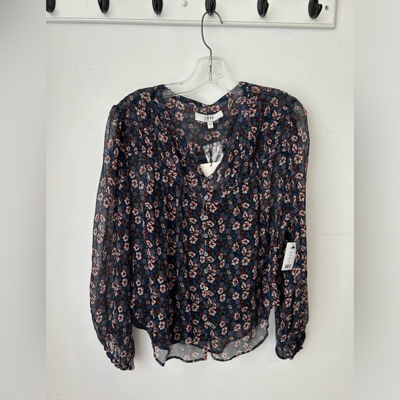 Joie Floral Patterned Blouse - Picture 3 of 3
